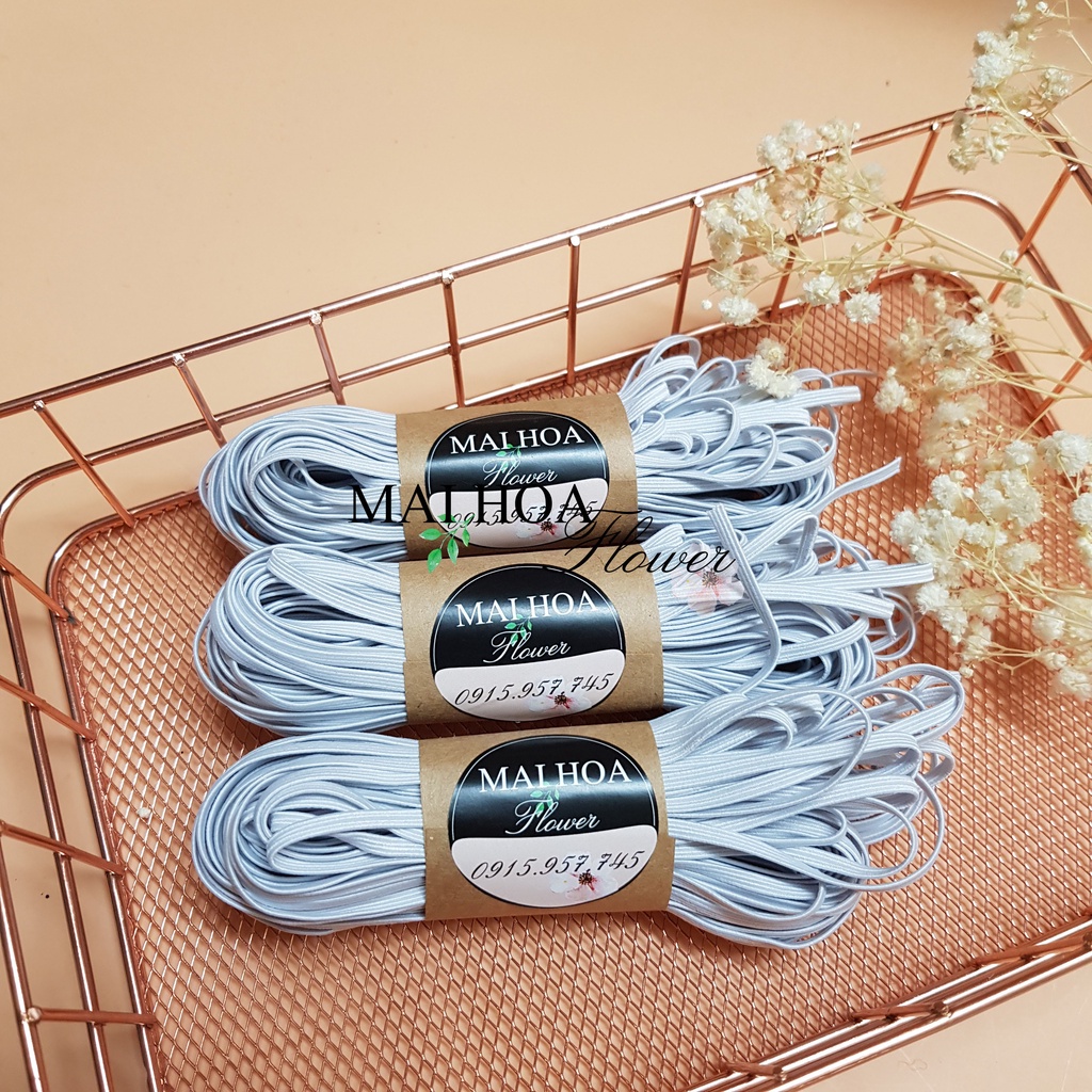 20 mét dây thun may quần szie 0.5cm chun quần loại đẹp sợi giãn nhiều Maihoaflower