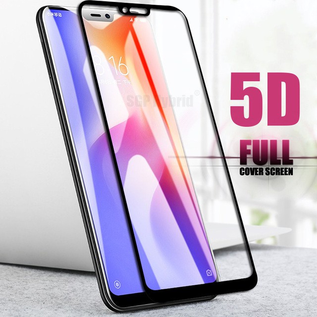 Cường lực full màn Xiaomi Redmi 6 Pro / Mi A2 Lite (đen)