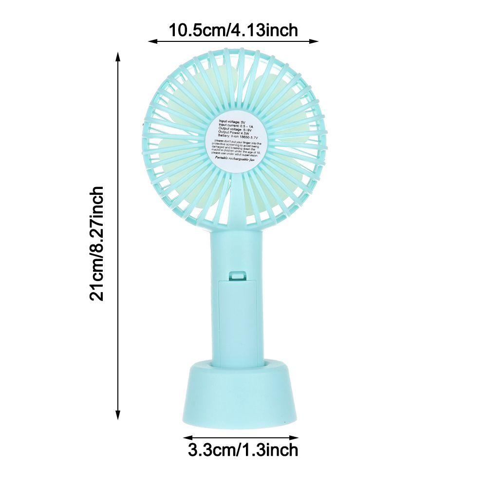 Quạt Điện Cầm Tay ZAIJIE24 Tốc Độ Tùy Chỉnh Kèm Sạc USB Tiện Dụng Chấ