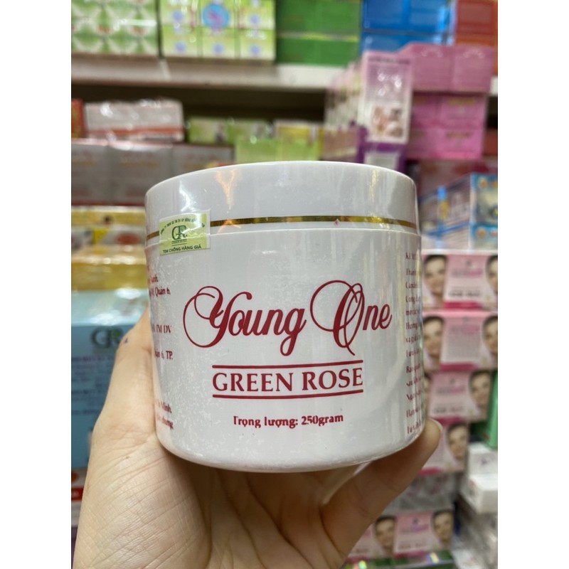 (Sỉ) Kem dưỡng trắng da toàn thân ngọc trai Young One Green Rose