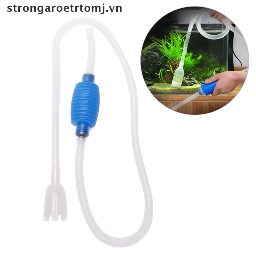 Máy hút bụi cầm tay làm sạch sỏi đá với bộ lọc tiện lợi cho bể cá