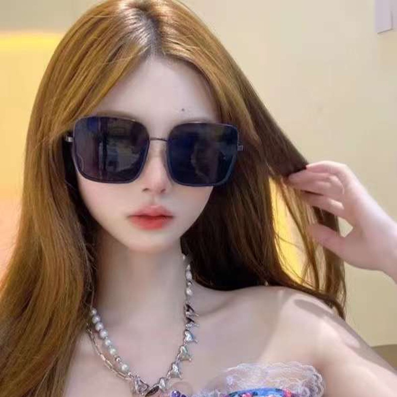 Kính Mát Gọng Vuông Cỡ Lớn Màu Kẹo Thời Trang Phong Cách Retro