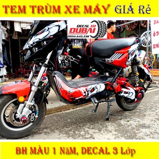 Tem Trùm Xe Điện Xmen Đầu Lâu Đỏ Cực Ngầu