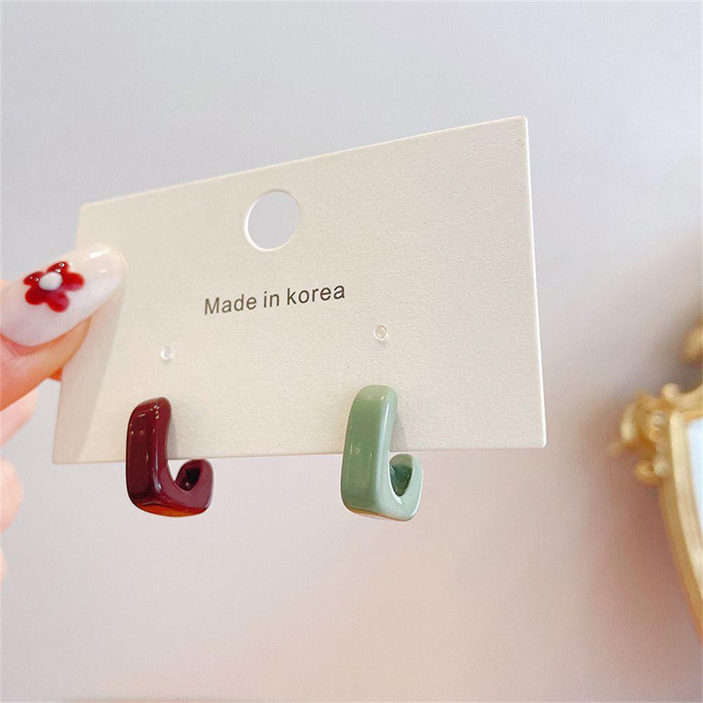 Bông Tai Họa Tiết Kẹo Nhiều Màu Sắc Dễ Thương Cho Nữ