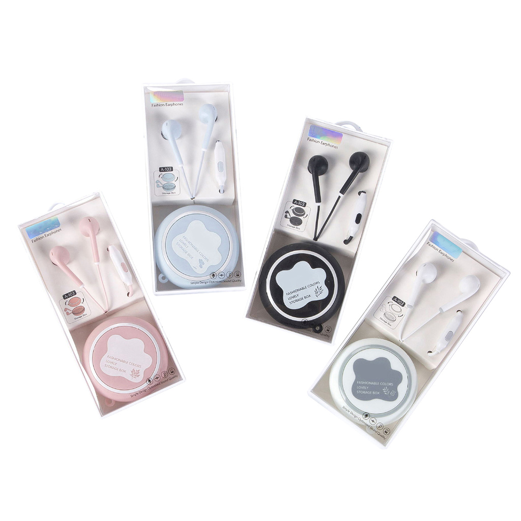 Tai Nghe Nhét Tai Jack 3.5mm Có Micro Thiết Kế Thời Trang | BigBuy360 - bigbuy360.vn