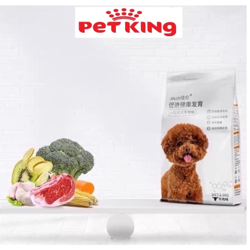 Thức Ăn Hạt Jialun 2,5kg cho Poolde Trưởng Thành trên 10tháng