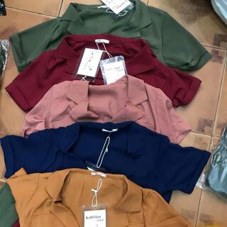 Váy sơ mi cổ vest