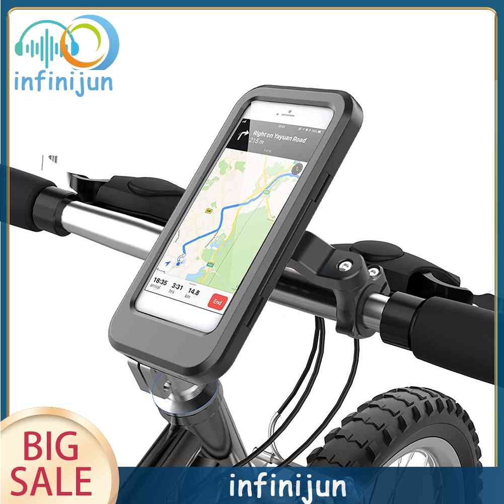 Giá Đỡ ĐiệN ThoạI ChốNg NướC GắN Tay CầM Xe ĐạP TiệN DụNg
