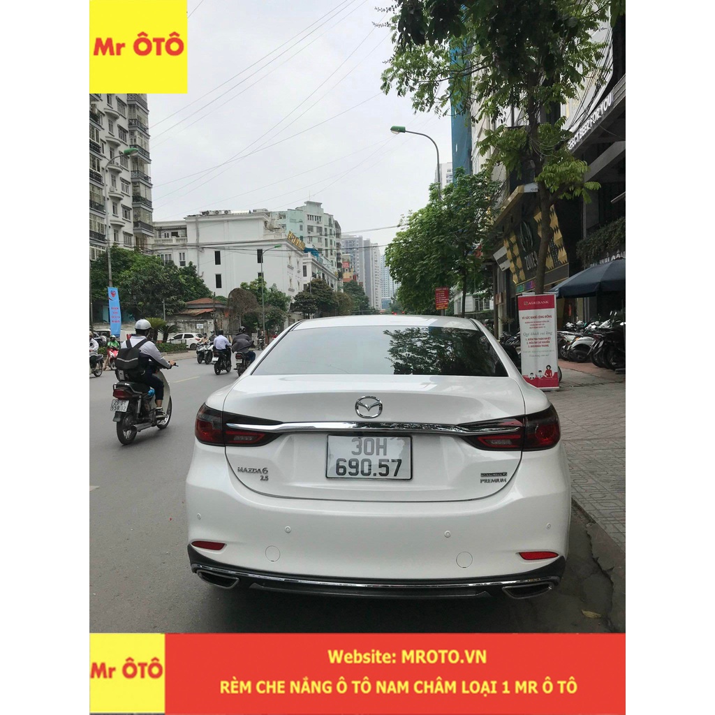 Rèm Che Nắng Xe Mazda 6 Loại 1 Mr.OTO. Bảo Hành 24 tháng. Cam Kết Chuẩn Khít Theo Xe