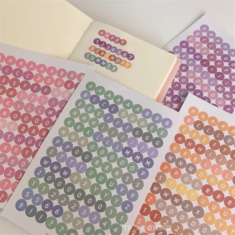 Sticker chữ trang trí ✨