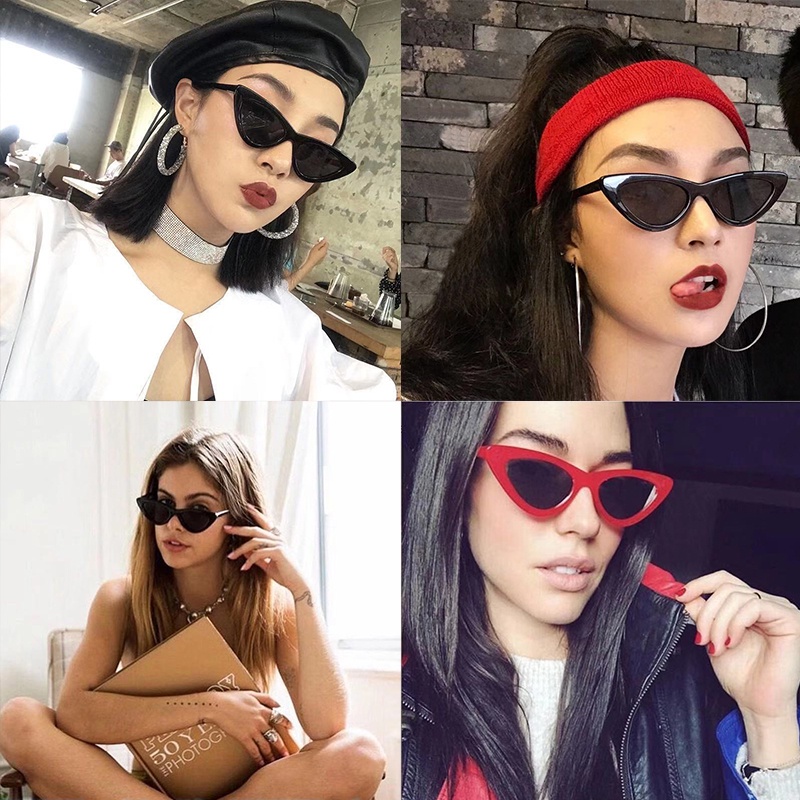 Kính Mát Gọng Tam Giác Phong Cách Cá Tính Thời Trang Cho Nữ