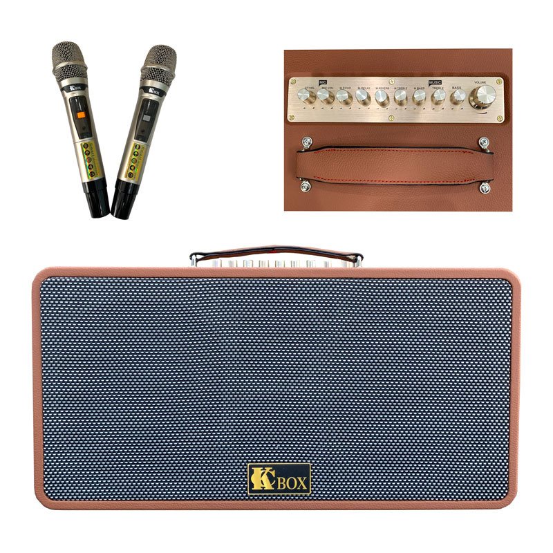 LOA KCBOX KC 270 NÂU ĐEN, LOA KÉO KARAOKE KC270 CHÍNH HÃNG BẢO HÀNH 12 THÁNG