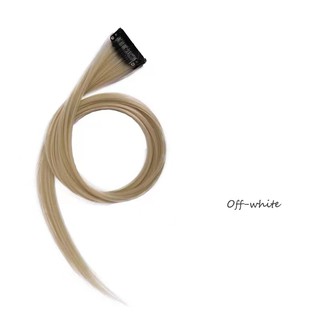 【Đầy đủ 30K trừ đi 3K】Tóc Giả Dạng Kẹp Thẳng Dài Màu Gradient Phong Cách Hàn Quốc 50cm