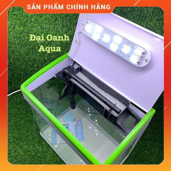 Bộ Bể Cá Để Bàn MJ-360, Kích Thước 36x22x37cm, Bể Cá Thủy Sinh