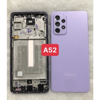 Bộ vỏ Samsung Galaxy A52 zin (bộ gồm lưng,sườn, phím, kính camera, khe sim )