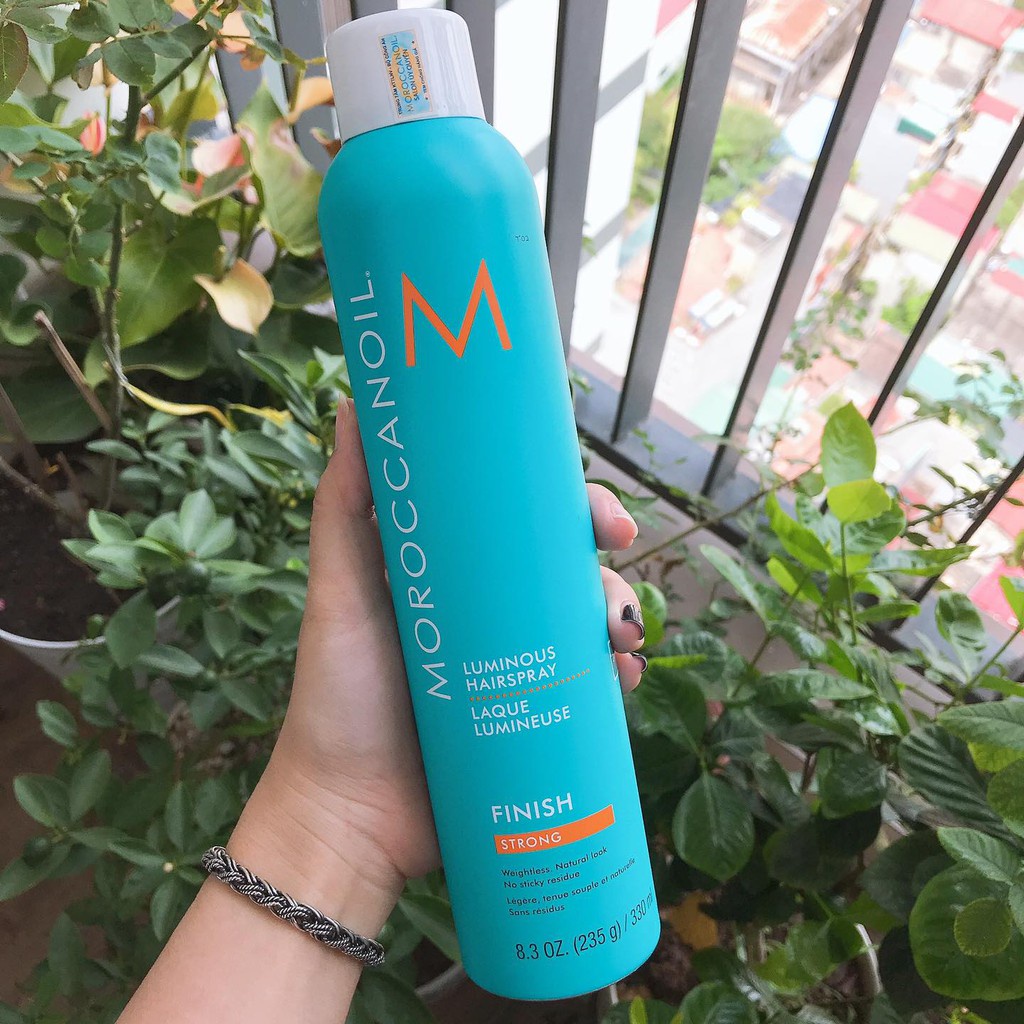 Gôm xịt giữ nếp tóc linh hoạt siêu cứng Moroccanoil Finish Luminous Hairspray EXTRA STRONG 330ml