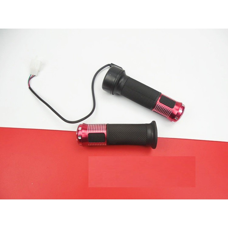 Tay ga xe đạp điện không nút có màu