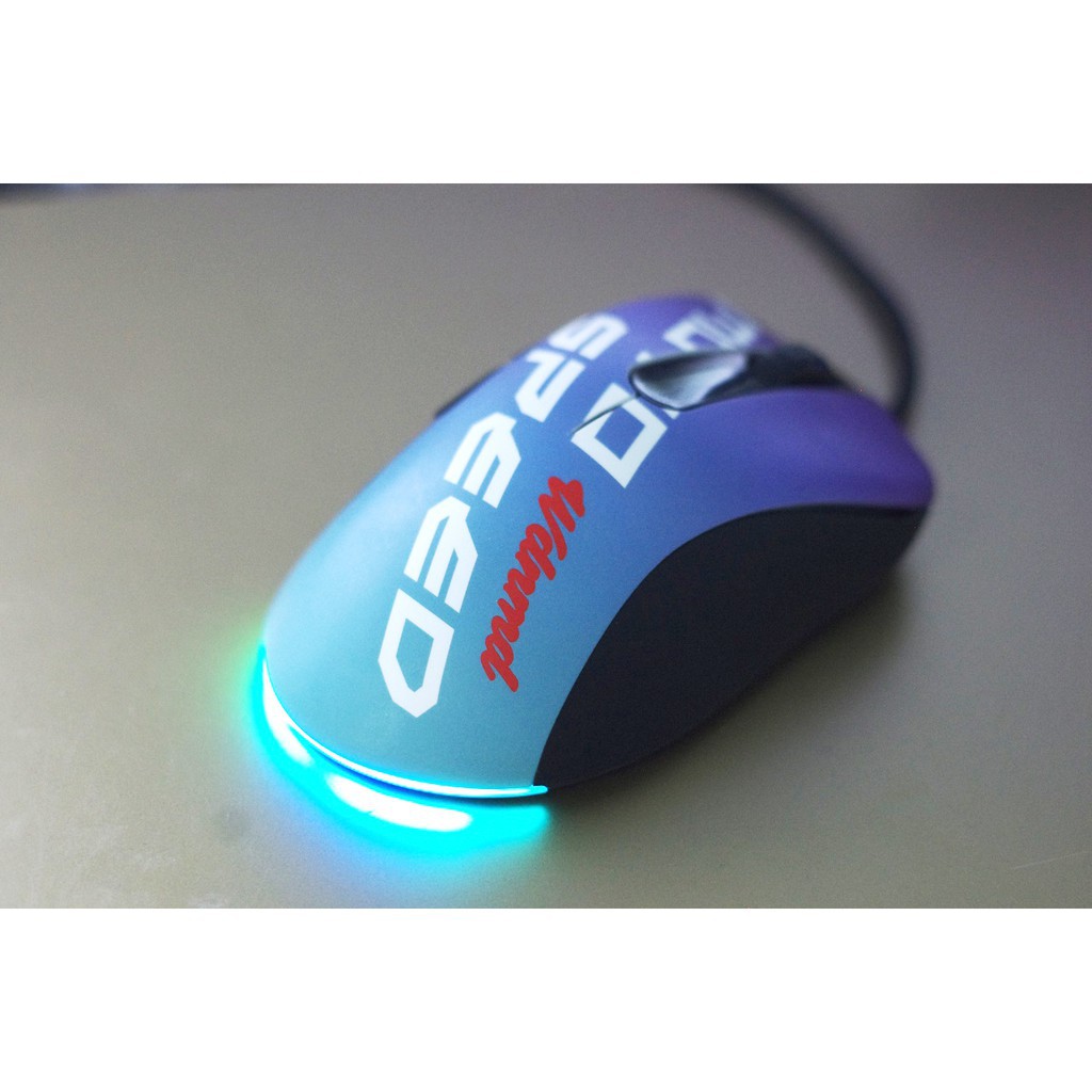 Chuột Motospeed V100PRO (ZEUS6400) NEW RGB Gaming mouse có LED thay đổi theo DPI BLUE