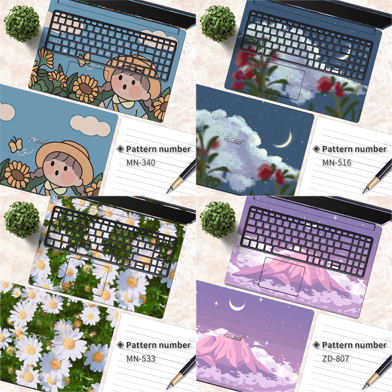 Miếng dán cho máy tính xách tay Acer Aspire3/Swift 3/EX215-51/TMB 118/A315 -41/A314-31/E1 431/AN515 54/5741G