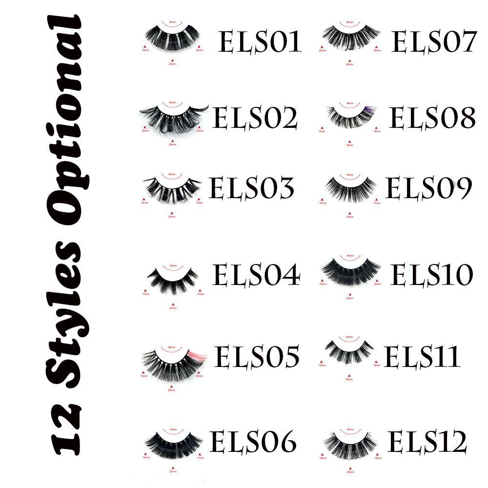 Set 5 Cặp Lông Mi Giả MIH SKONHED 3D Bằng Lông Chồn Không Chứa Chất Nhờn