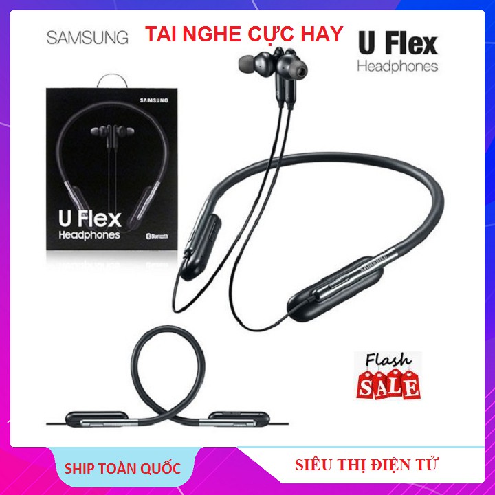 Tai Nghe Bluetooth, Tai Nghe Nhét Tai Sam Sung U FLEX Chất Lượng Cao, Âm Thanh Cực Chất