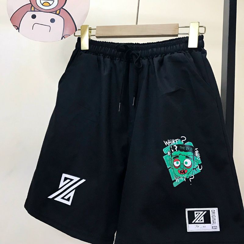[Hình thật] Quần Short Đùi Unisex What Who Why Nam Nữ