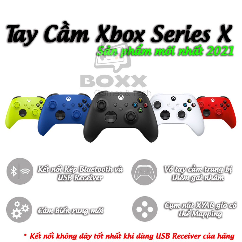 [Mã 2611DIENTU500K hoàn 7% đơn 300K] Tay cầm xbox series x/s, tay cầm chơi game xbox one series x,s | WebRaoVat - webraovat.net.vn