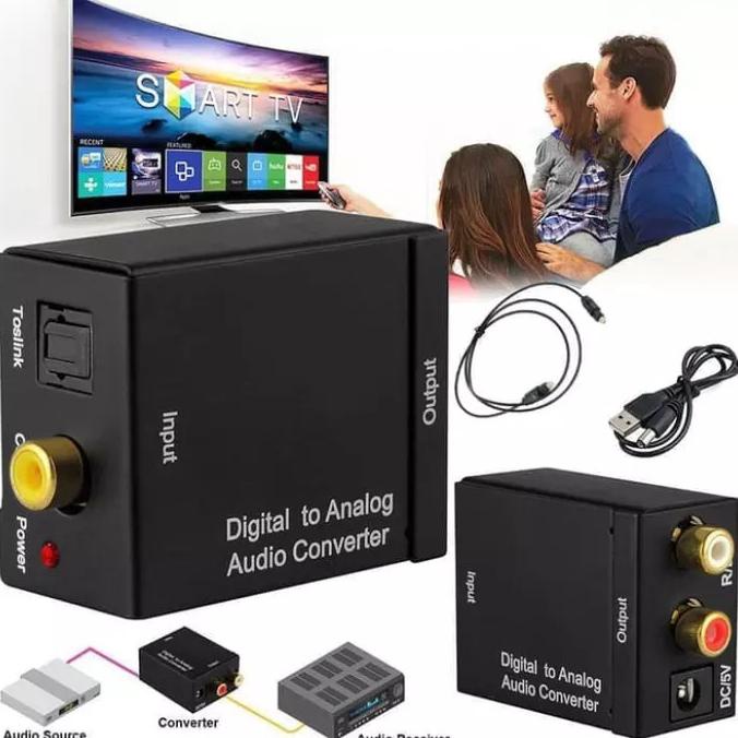 Bộ Chuyển Đổi Âm Thanh Xxxdigital Sang Analog Toslink Optical Coaxial Sang RCA TV