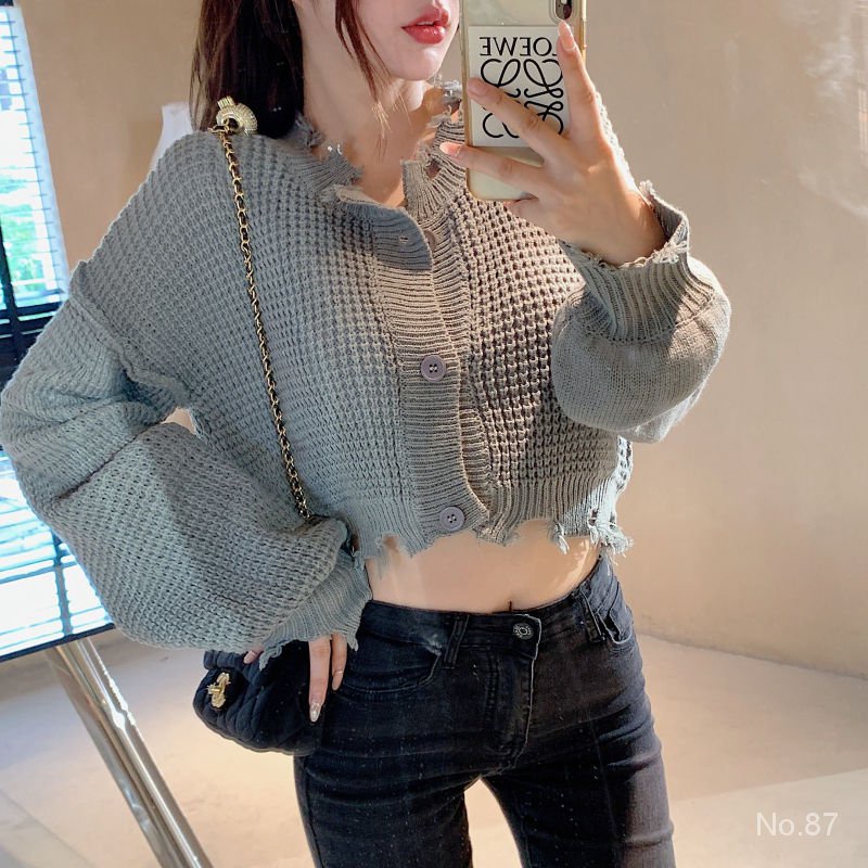 Áo khoác cardigan dệt kim dáng rộng phong cách phương tây thời trang mùa đông | BigBuy360 - bigbuy360.vn