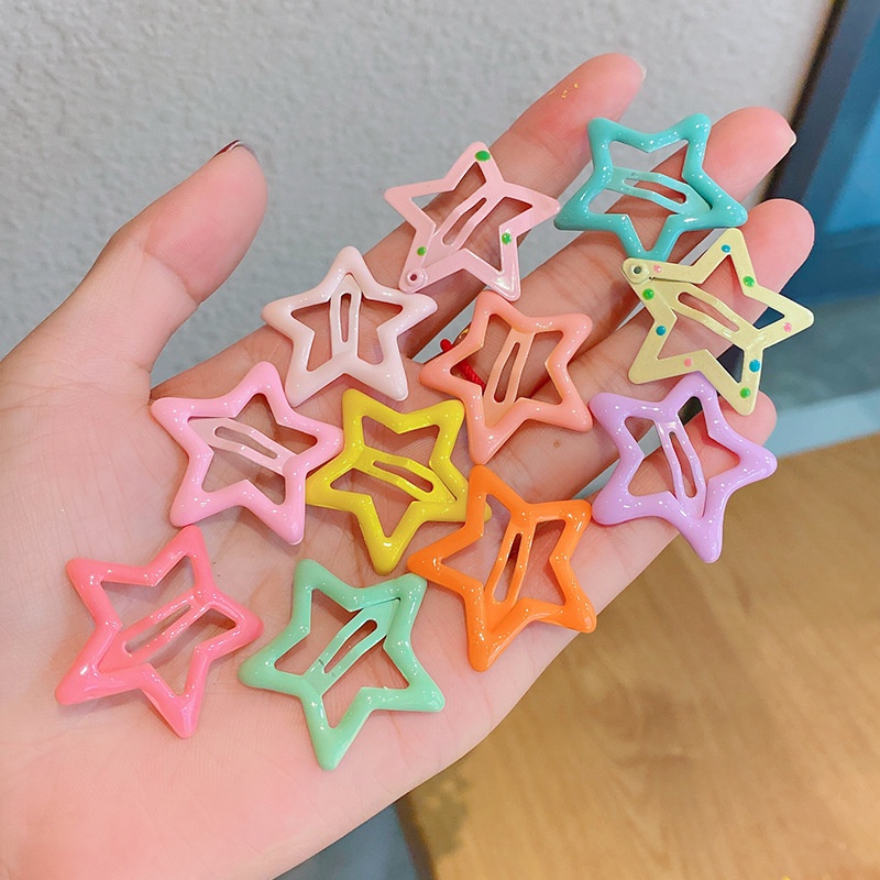 Set 20 Kẹp Tóc Ngôi Sao Dễ Thương Cho Bé Gái