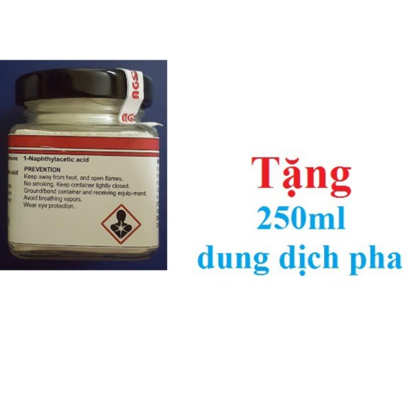 NAA  Naphthalene Acetic Acid kích ra rễ 25g Agchem kích thích sinh trưởng Naphthaleneaceticd {tặng dd pha loãng}