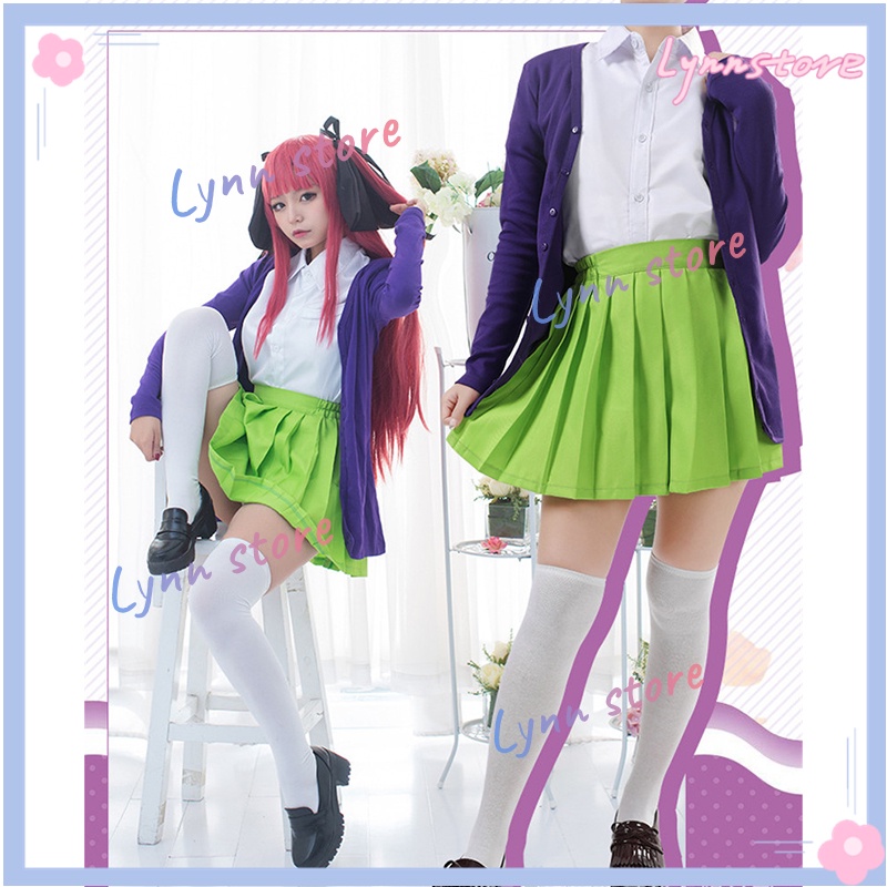 Anime：Quintessential Quintuplets Miku Nakano Ichika Nino Trang phục Cosplay Nakano Yotsuba Váy Đồng phục học sinh Váy JK