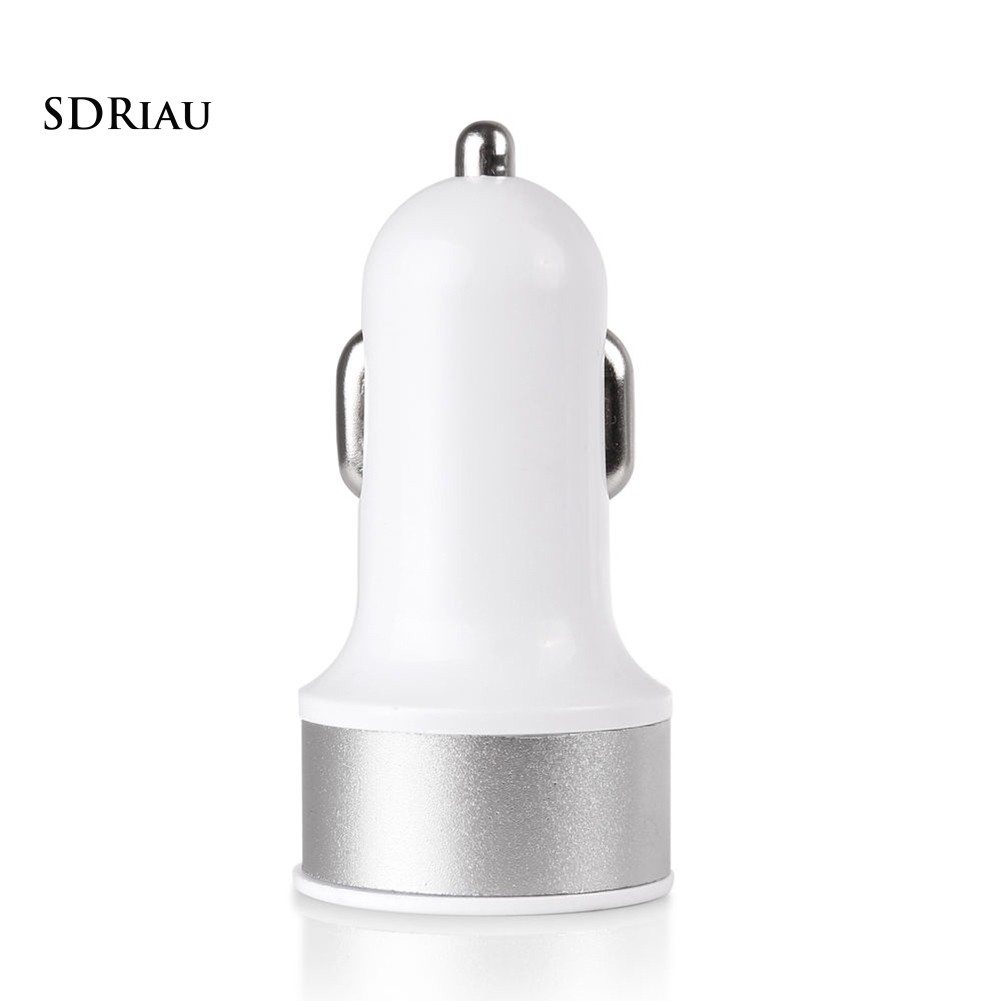 Tẩu Sạc Xe Hơi 2 Cổng USB 3.1A Cho Samsung Galaxy S6 iPhone 5 6 6S