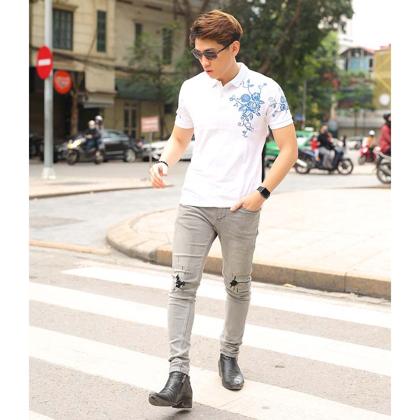 Áo Thun Nam Có Cổ RUZMORE Đẹp Chính Hãng Local Brand Trơn Cao Cấp Chất Vải Cá Sấu Co Giãn RM1 | BigBuy360 - bigbuy360.vn