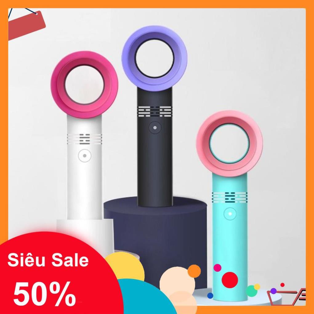 Quạt mini không cánh nhỏ gọn siêu tiện dụng pin 8-12 tiếng 7096