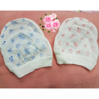 Combo 5 mũ sơ sinh cotton mùa hè