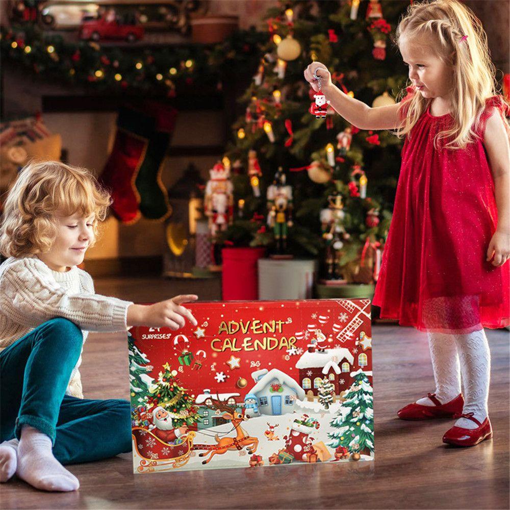 UUMIR Giáng sinh mùa vọng lịch hộp bất ngờ xmas quà tặng đếm ngược lịch hộp quà mặt dây chuyền đồ chơi