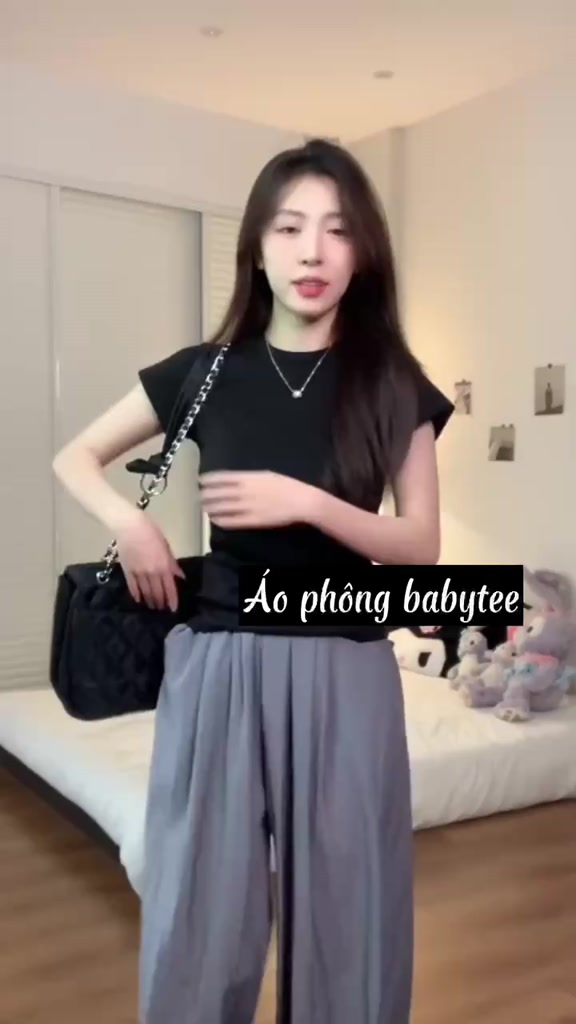 Áo Thun Trơn cổ tròn dáng Babytee, Áo phông thun cộc tay form Rộng co giãn chất Cotton ( có bigsize) | BigBuy360 - bigbuy360.vn