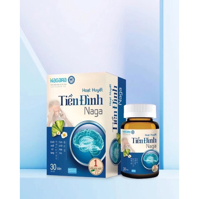 Hoạt huyết tiền đình naga hộp 30 viên