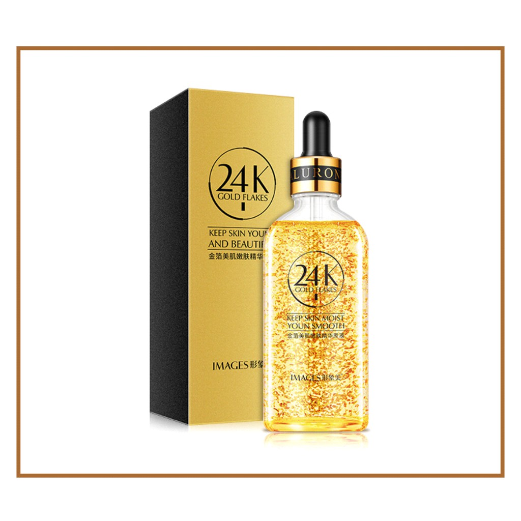 Serum Dưỡng Da Tinh Chất Vàng 24k Images Gold Flakes Giúp Da Căng Mướt Trắng Da Chống Nhăn Chống Lão Hóa