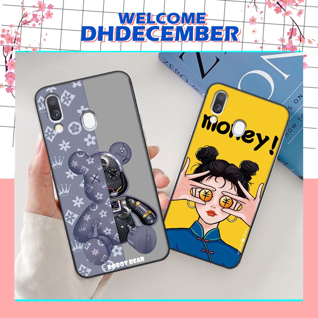 Ốp lưng Samsung A40 in hình 3D lucky, gấu Brick xinh xắn - KHÔNG NÊN BỎ LỠ