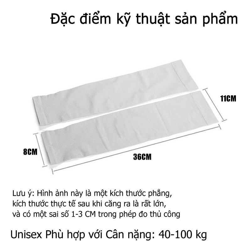 Găng ống tay unisex lụa lạnh chống nắng chống tia cực tím UPF50+ cho lái xe câu cá đạp xe