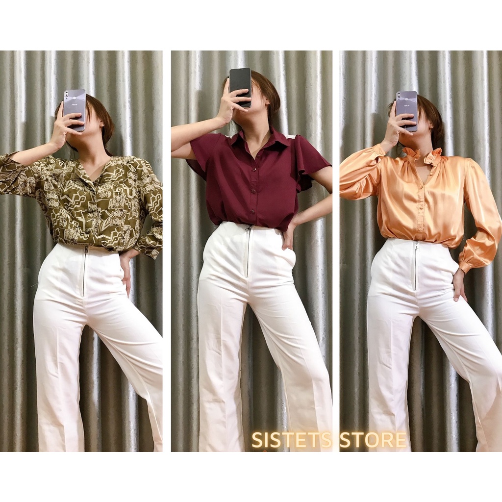 Áo sơ mi nữ đồ secondhand đẹp đa dạng mẫu đồ si - SM1