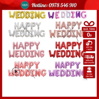 SET BÓNG TRANG TRÍ Happy wedding