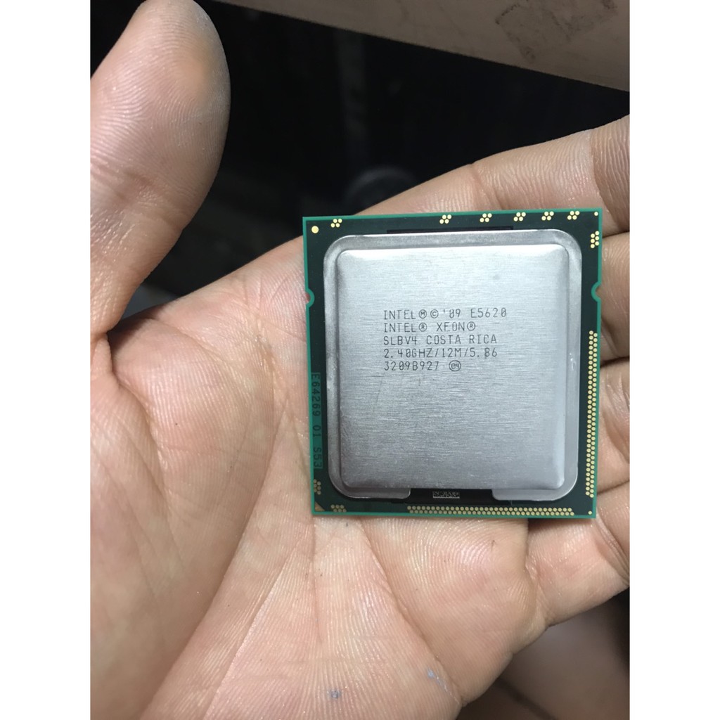 Tặng keo - bộ vi xử lý CPU Intel Xeon E5620 L5520 E5520 x5550 socket 1366 cho máy tính pc processor,cpu E5300