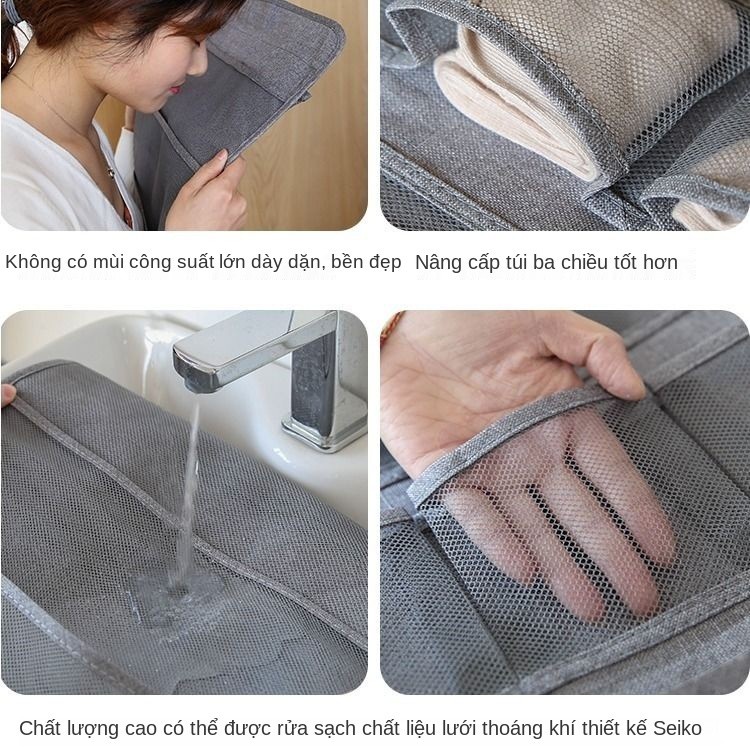 Túi treo áo ngực, quần lót, tất vớ đa năng 30 ngăn 2 mặt