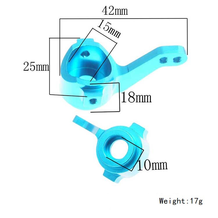 Xe Rc 102011 Bộ 2 Trục Vô Lăng Bằng Nhôm  L/R) Cho Xe Tải HSP 1:10