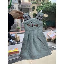 Khăn lau tay siêu thấm hình thú nhiều màu 28cmx28cm