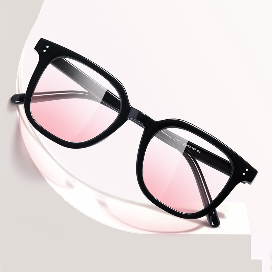 Mắt kính râm mát nữ chữ V gọng kính vuông màu sắc thời trang đẹp cá tính, đi biển, chụp ảnh kỷ yếu [ MÃ C807 - KÍNH ]