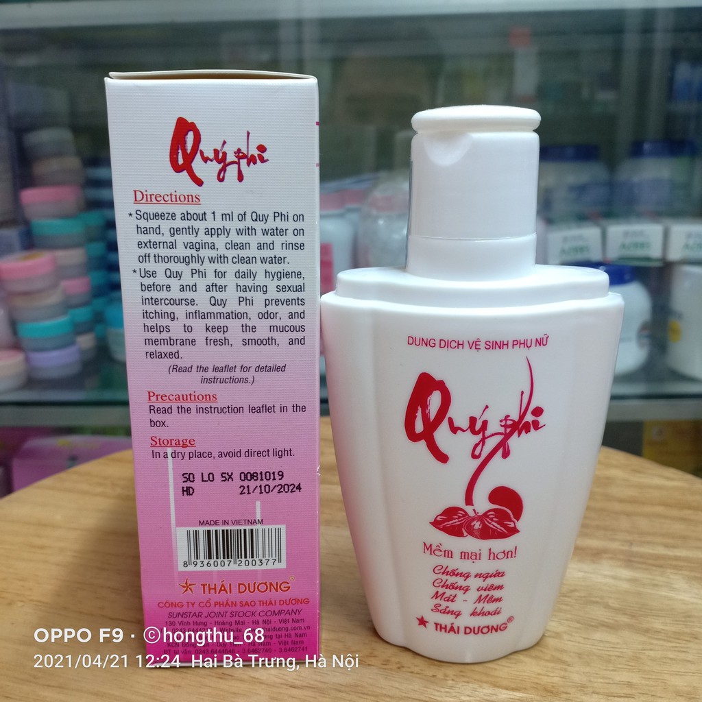 Dung dịch vệ sinh phụ nữ Quý Phi 120ml